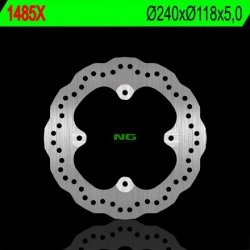 NG TARCZA HAMULCOWA TYŁ HONDA CBF 500 R/X 13-21, CBR 500R 13-21, CB 650F 14-18, CB650R 19-20 (240X118X5) (4X10,5MM) WAVE