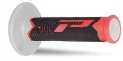 PROGRIP MANETKI PG788 OFF ROAD (22+25MM, DŁ.115MM) KOLOR CZERWONY/CZARNY/SZARY (TRÓJSKŁADNIKOWE) (788-220)