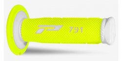 PROGRIP MANETKI PG791 OFF ROAD (22+25MM, DŁ.115MM) KOLOR BIAŁY / ŻÓŁTY FLUO (DWUSKŁADNIKOWE) (791-244) (PG791WH/YLF)