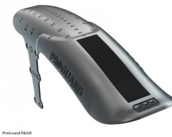 RAPID RACER PRODUCT RRP BŁOTNIK ROWEROWY TYLNY PROGUARD REAR KOLOR CZARNY (MONTOWANY NA OPASKACH ZACISKOWYCH)