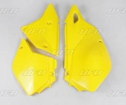 UFO BOCZKI TYLNE SUZUKI DRZ 400E 00-24 KOLOR ŻÓŁTY