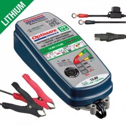 OPTIMATE ŁADOWARKA AKUMULATORÓW OPTIMATE LITHIUM 4S AMPMATIC 12.8V / 13.2V 6A, 3-72AH, LIFEPO4, SAE (EL)