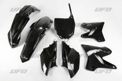 UFO KOMPLET PLASTIKÓW YAMAHA YZ 125 15-21, YZ 250 15-21 KOLOR CZARNY (YA319E001)