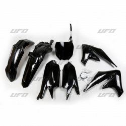 UFO KOMPLET PLASTIKÓW YAMAHA YZF 250 19-23 , YZF 450 18-22 KOLOR CZARNY (YA321E001)