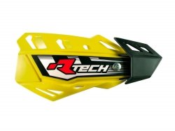 Racetech osłony rąk FLX cross/enduro z mocowaniami żółty