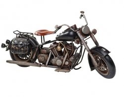 Model motocykla Retro Bike Custom czarny