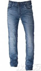 MOTTOWEAR GALLANTE jeansy spodnie motocyklowe niebieskie r. XL (W40)