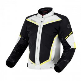KURTKA TEKSTYLNA MESH Z MEMBRANĄ OZONE JET II ICE/BLACK/FLUO YELLOW XXL 