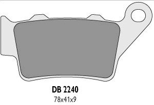 Delta Braking KTM 350 EXC LC4 (94-95) klocki hamulcowe tył