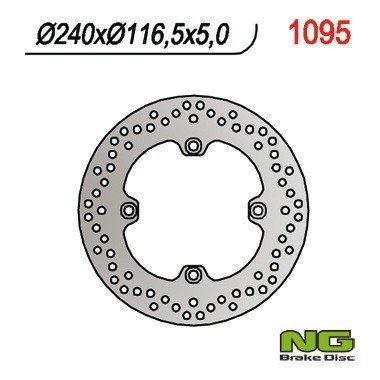 Tarcza hamulcowa tylna Honda CBF 600 N/S 08-