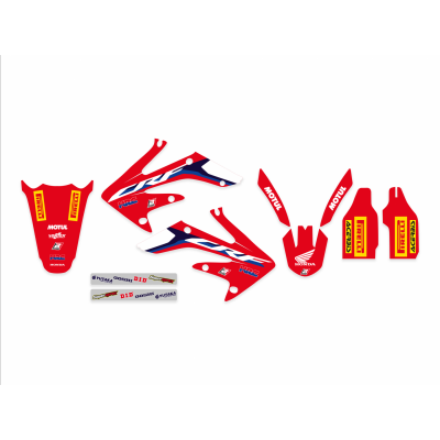BLACKBIRD KOMPLET NAKLEJEK (OKLEINA) HONDA CRF 250X (04-21) Replica Team HRC 20/21