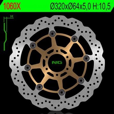 Tarcza hamulcowa przednia Ducati 916 BIPOSTO (94-98), SP /S (94-98) WAVE