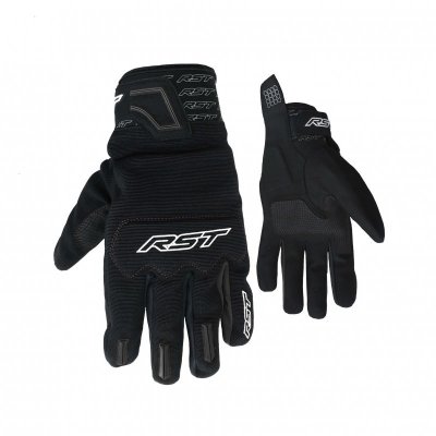 RĘKAWICE TEKSTYLNE RST RIDER BLACK S (2100)