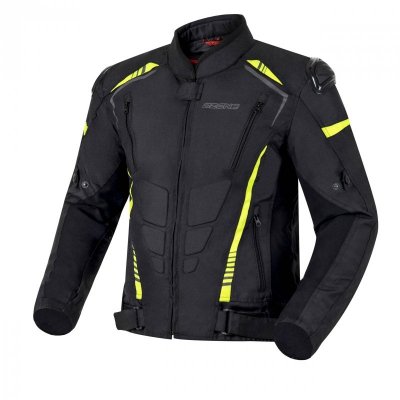 KURTKA TEKSTYLNA OZONE PULSE BLACK/FLUO YELLOW 4XL