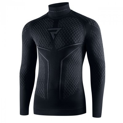 KOSZULKA TERMOAKTYWNA Z DŁUGIM RĘKAWEM REBELHORN THERM II BLACK/GREY XS/S