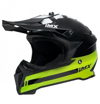 KASK IMX FMX-02 BLACK/FLUO YELLOW/WHITE GLOSS S