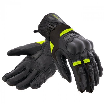 RĘKAWICE MOTOCYKLOWE REBELHORN RANGE BLACK, ANTHRACITE, FLUO YELLOW XXL
