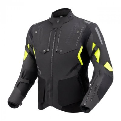 KURTKA TEKSTYLNA REBELHORN HIKER IV BLACK/ANTHRACITE/FLUO YELLOW 3XL