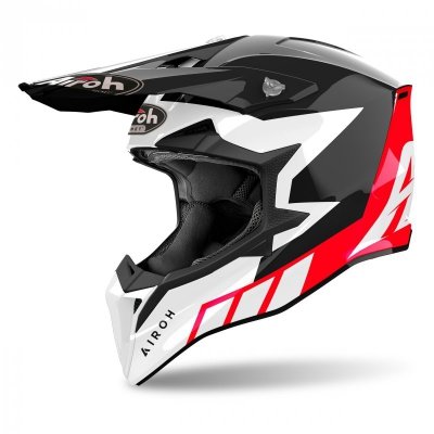 KASK AIROH WRAAAP RELOADED RED GLOSS S