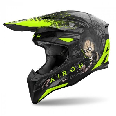 KASK AIROH WRAAAP DARKNESS MATT XL