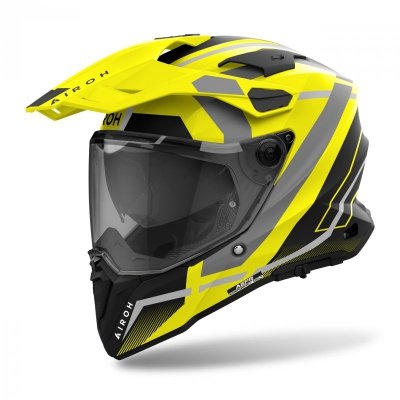 KASK AIROH COMMANDER 2 MAVICK YELLOW MATT S