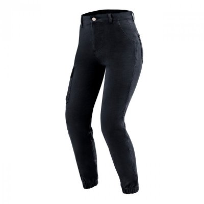 SPODNIE JEANS OZONE JANE LADY JOGGER FIT BLACK W28L30 D28/30