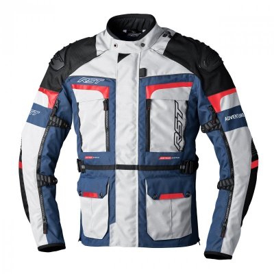 KURTKA TEKSTYLNA RST PRO SERIES ADVENTURE X SILVER/DARK BLUE/RED XXL (2409)