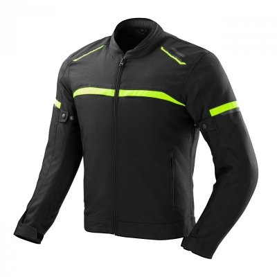 KURTKA TEKSTYLNA OZONE NEO BLACK/FLO YELLOW XXL