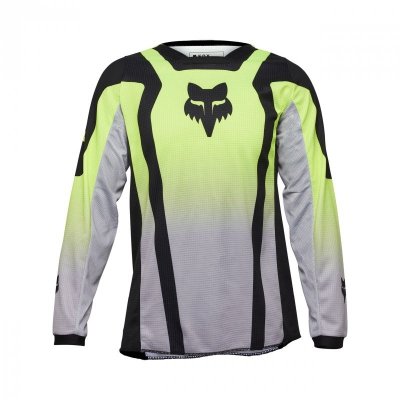 BLUZA FOX JUNIOR 180 LEAN FLUO YELLOW YXL