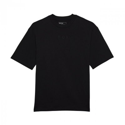 T-SHIRT FOX WORDMARK OVERSIZED BLACK S