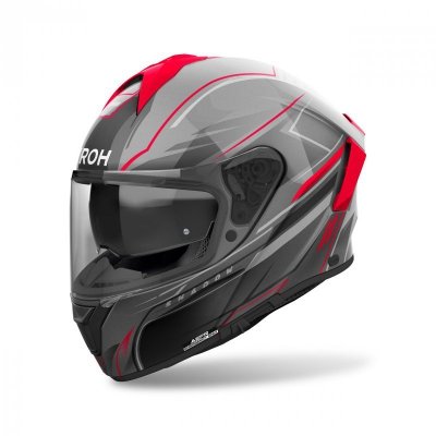 KASK AIROH SPARK 2 SHADOW RED GLOSS S