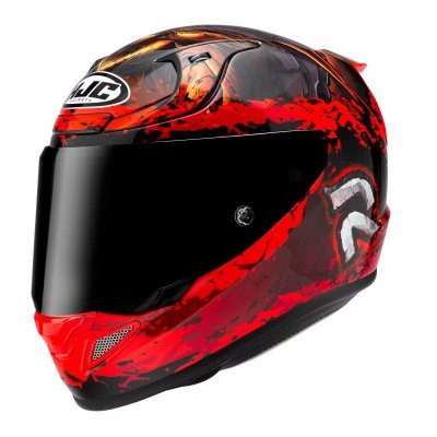 KASK HJC RPHA12 DIABLO BLIZZARD RED L