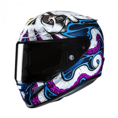 KASK HJC RPHA12 KRAKEN WHITE/BLUE M