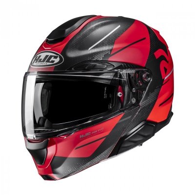 KASK HJC RPHA91 BLAT RED/BLACK S