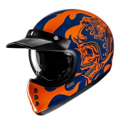 KASK HJC V60 FLAME BLACK/RED M