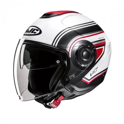 KASK HJC I40N LINIA WHITE/BLACK XXL