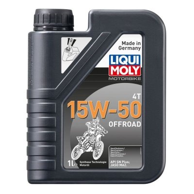 LIQUI MOLY Olej silnikowy półsyntetyczny do motocykli 15W50 Offroad 1 litr