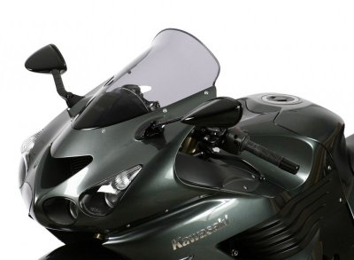 Szyba motocyklowa MRA KAWASAKI ZZR 1400 ZXT40A/ZXT40C/ZXT40E/ZX14 2006-, forma T, przyciemniana