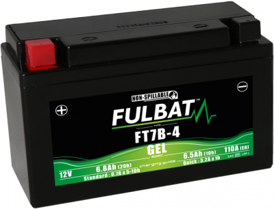 Akumulator FULBAT FUL GEL - FT7B-4 / YT7B-4 (Żelowy, bezobsługowy)