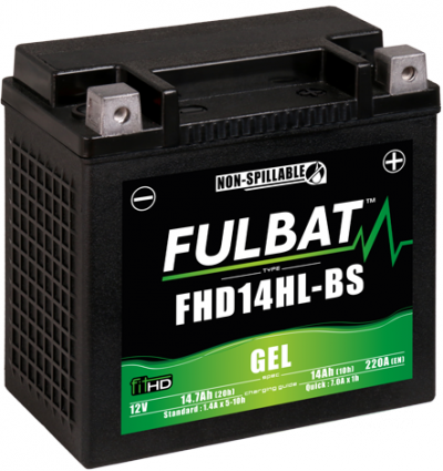 Akumulator FULBAT FUL GEL - FHD14HL-BS (H.D.) / YHD14HL-BS (Żelowy, bezobsługowy)