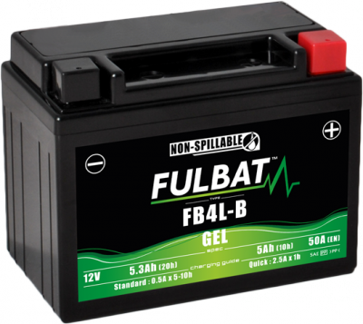 Akumulator FULBAT FUL GEL - FB4L-B / YB4L-B (Żelowy, bezobsługowy)