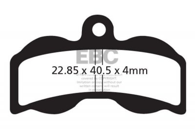 CFA300HH - Klocki hamulcowe rowerowe (spiekane) EBC Brakes