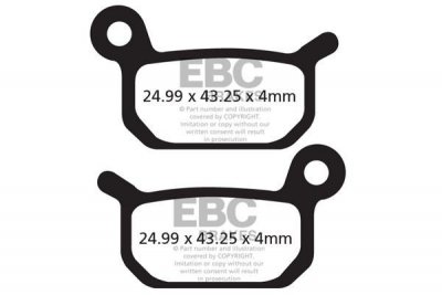 CFA325HH - Klocki hamulcowe rowerowe (spiekane) EBC Brakes