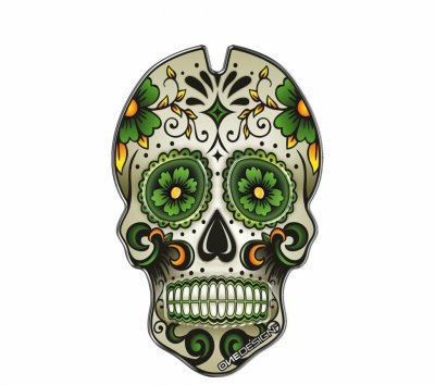 Tankpad zabezpieczenie zbiornika, osłona ONEDESIGN CGSKULL2P
