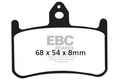 Klocki hamulcowe EBC FA187 (kpl. na 1 tarcze)