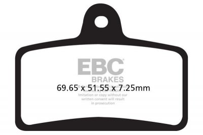 Klocki hamulcowe EBC FA399 (kpl. na 1 tarcze)