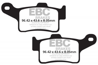 Klocki hamulcowe EBC FA631 (kpl. na 1 tarcze)
