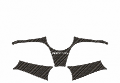 Zabezpieczenie na półkę kierownicy, osłona PPSB8P ONEDESIGN BMW F800S 2007-2010