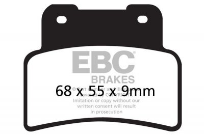 Klocki hamulcowe EBC SFA432 skuterowe (kpl. na 1 tarcze)