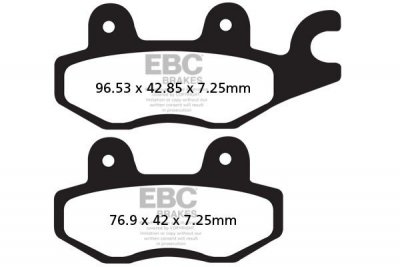 Klocki hamulcowe EBC SFA635 skuterowe (kpl. na 1 tarcze)